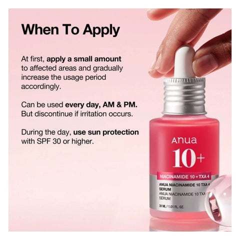 Anua Niacinamide 10 + TXA 4 Dark Sport Correcting Serum 30ml