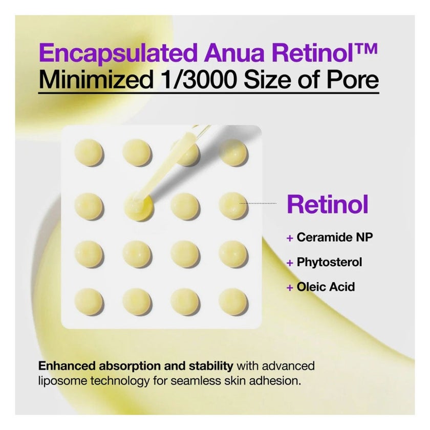 Anua Retinol 0.3 + Niacin Skin Renewing Serum 30ml