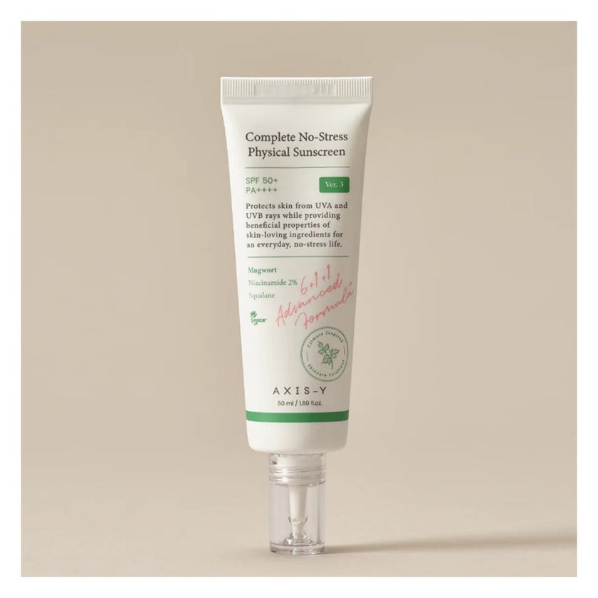Axis-Y Complete No Stress SPF50+ PA++++ Physical Sunscreen 50ml