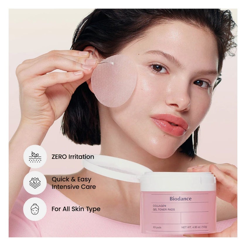 Biodance Collagen Gel Toner Pads, Pack of 60's