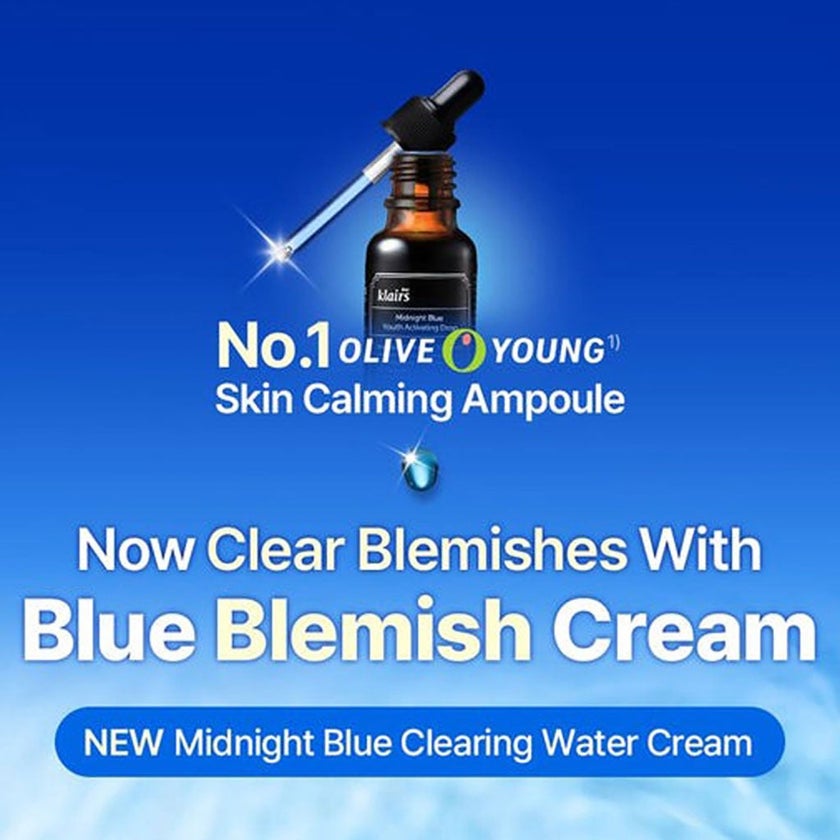 Dear Klairs Midnight Blue Clearing Water Cream 50g