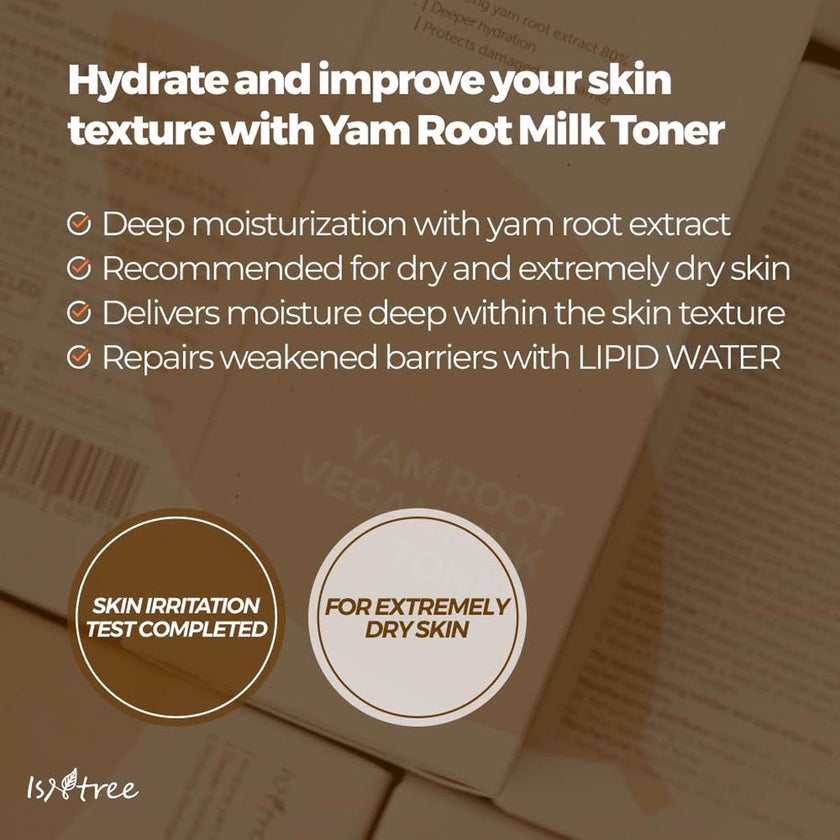 Isntree Yam Root Vegan Milk Toner 200ml