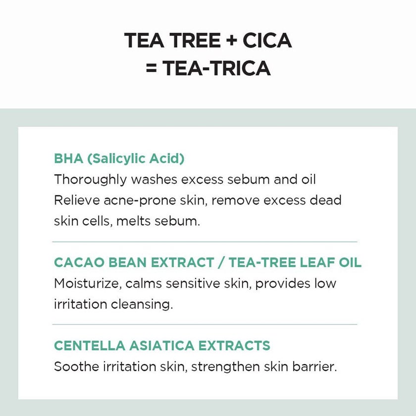 Skin1004 Madagascar Centella Tea-Trica BHA Cleansing Foam 125ml