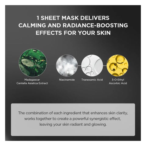 Skin1004 Madagascar Centella Tone Brightening Glow Face Sheet Mask 25ml