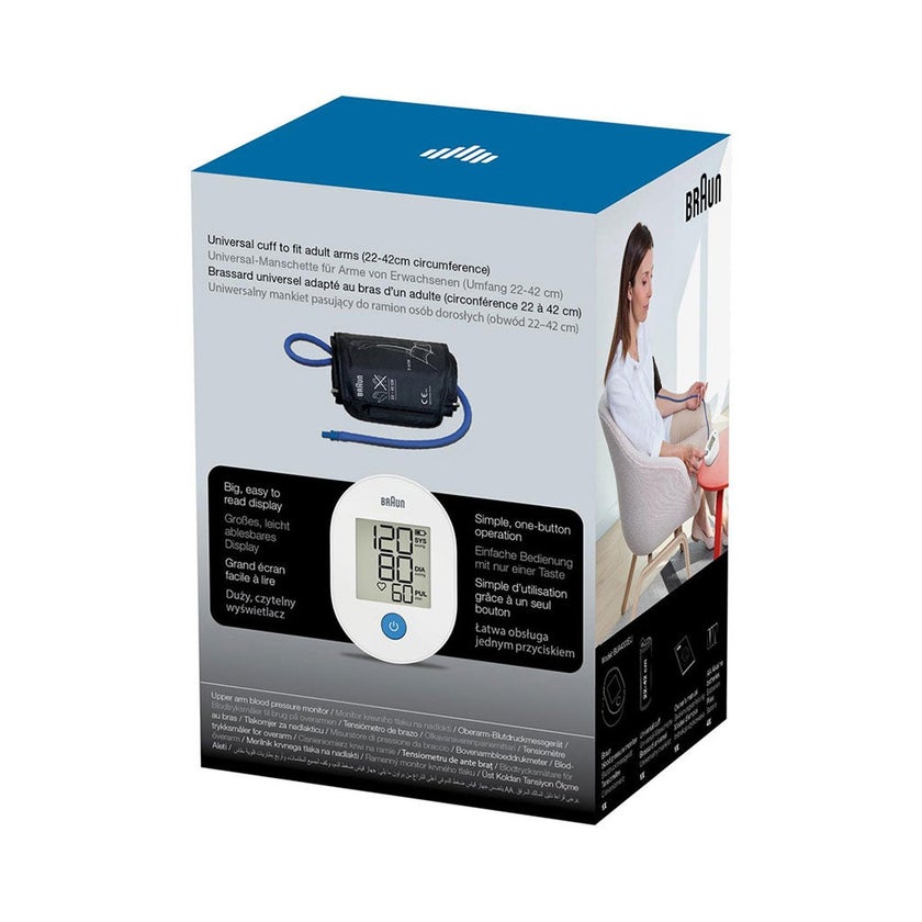 Braun ExactFit 1E Upper Arm Blood Pressure Monitor