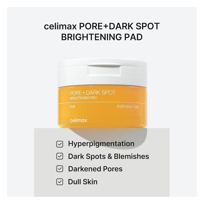 Celimax Pore + Dark Spot Brightening Pads, Pack of 40's