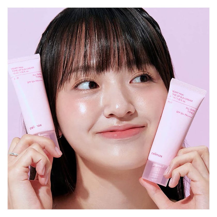 Celimax Heart Pink Tone Up SPF50+ PA++++ Sun Cream 40ml