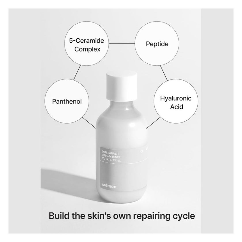 Celimax Dual Barrier Creamy Toner For Sensitive Skin 150ml