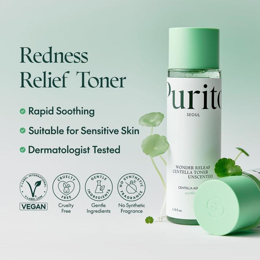 Purito Seoul Wonder Releaf Centella Unscented Face Toner 200ml