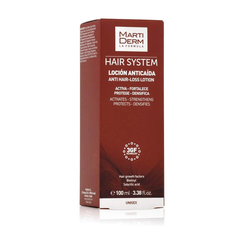 Marti Derm Hair System 3GF Anti-Hair Loss Unisex Lotion - 100ml