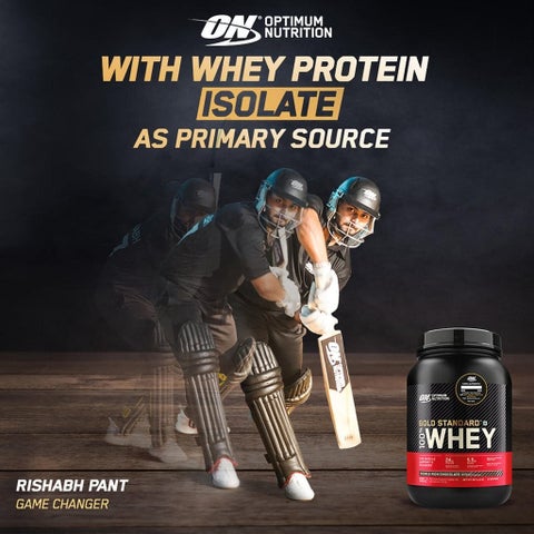 Optimum Nutrition Gold Standard 100% Whey Vanila Ice Cream Protein Powder 1lb