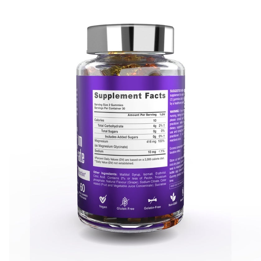 Dr. Gummies Magnesium Bisglycinate Adult Gummies, Pack of 60's