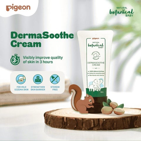 Pigeon Natural Botanical Baby Dermasoothe Cream - 50ml