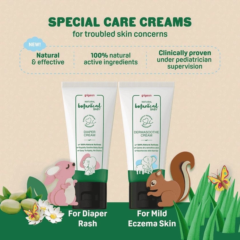 Pigeon Natural Botanical Baby Dermasoothe Cream 50ml