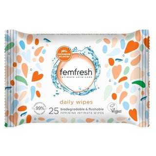 Femfresh Intimate Daily Wipes, Pack of 25's