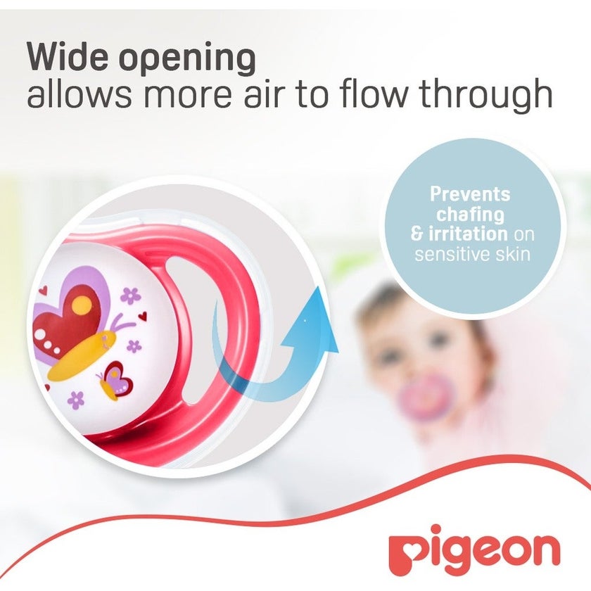 Pigeon Minilight Pacifier For 12+ Months Baby, Size - Large, Girl
