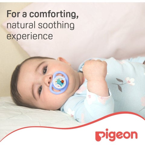 Pigeon Minilight Pacifier For 6+ Months Baby, Size - Medium, Boy