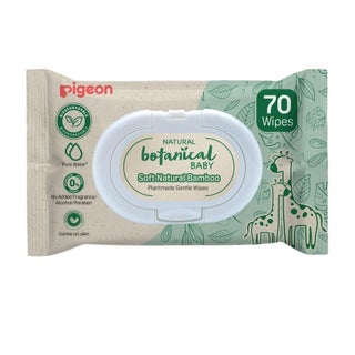 Pigeon Natural Botanical Baby Wipes, Pack of 70's
