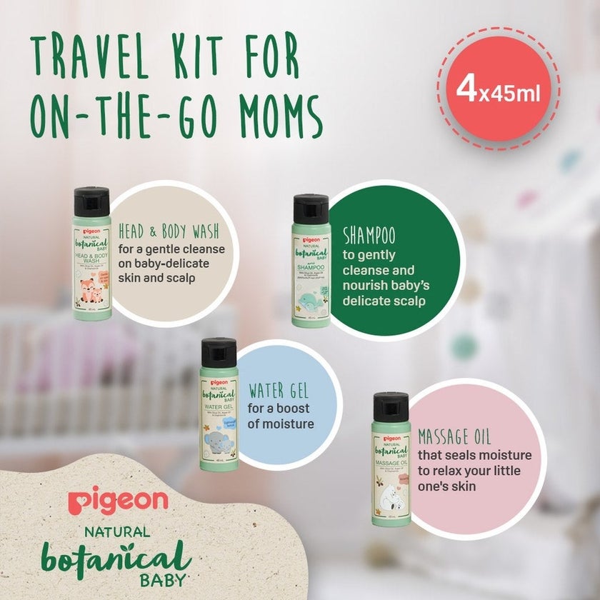 Pigeon Natural Botanical Baby Travel Set