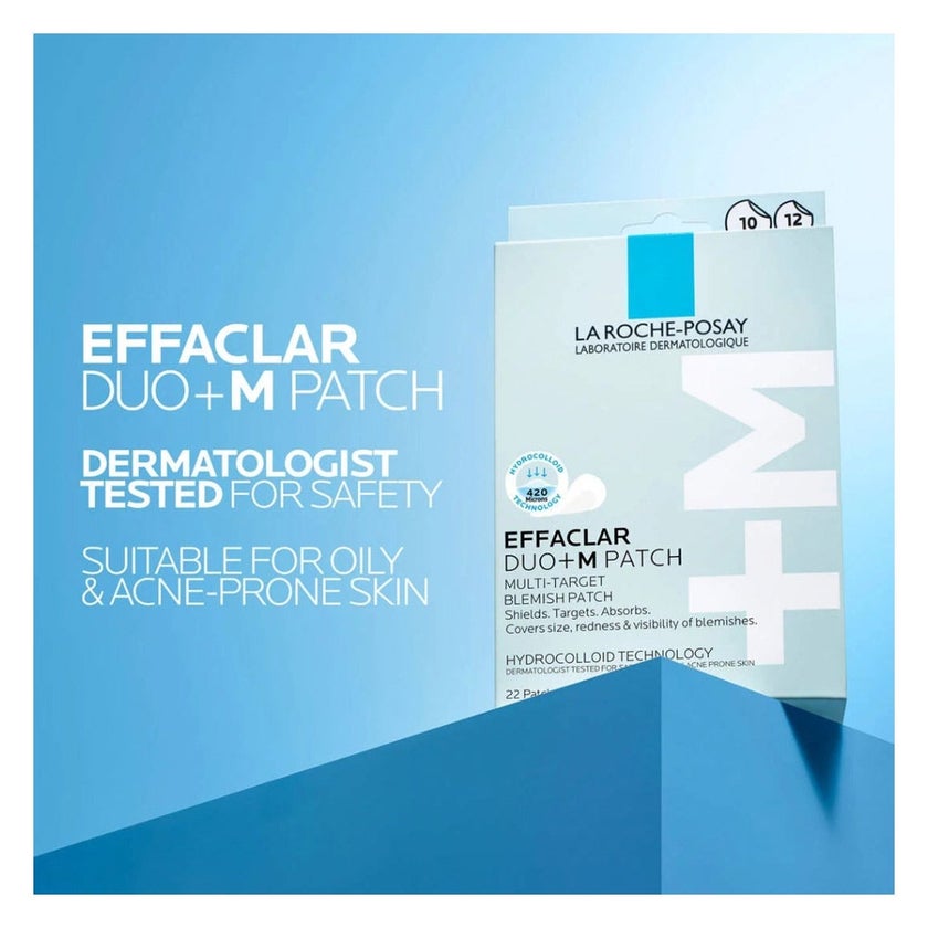 La Roche Posay Effaclar Duo+M Multi Target Blemish Patches, Pack of 22’s