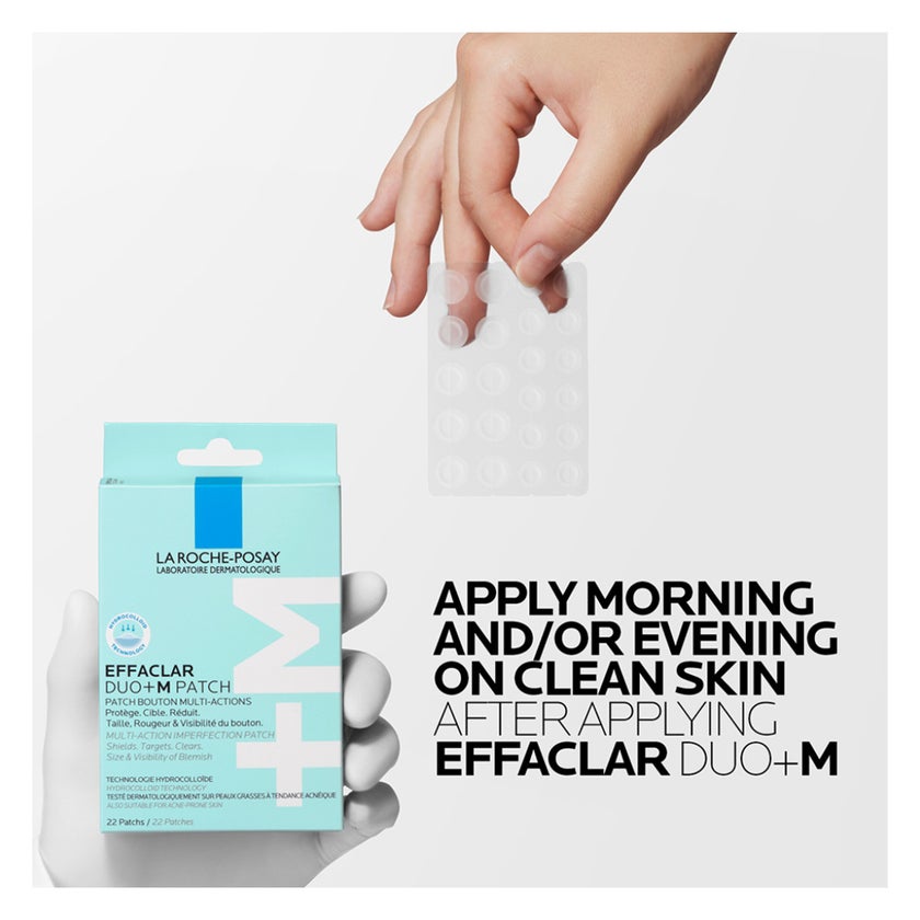 La Roche-Posay Effaclar Duo+M 3H Invisible Pimple Spot Treatment - 22 Patches