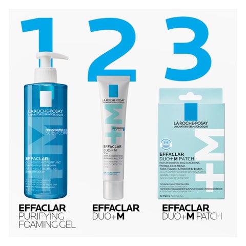 La Roche-Posay Effaclar Duo+M Invisible Pimple Patches - 3 x 22 Patches
