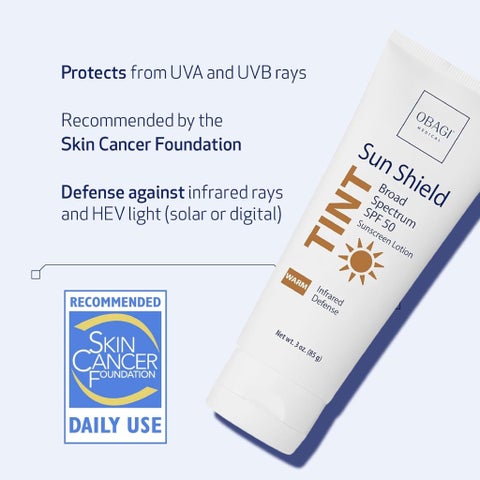Obagi Sun Shield Broad Spectrum SPF 50 Tint Sunscreen Lotion - 85g