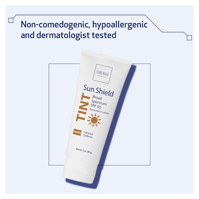 Obagi Sun Shield Broad Spectrum SPF 50 Tinted Sunscreen Lotion - 85g