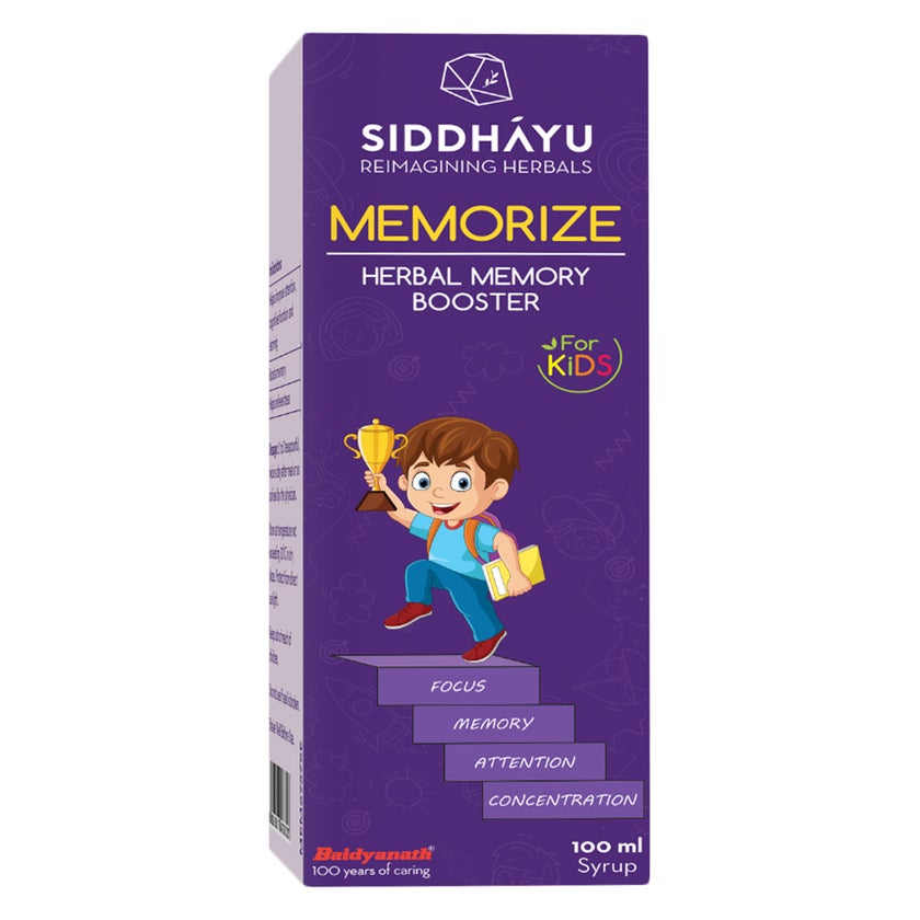 Siddhayu Memorize Herbal Memory Booster Syrup For Kids 100ml
