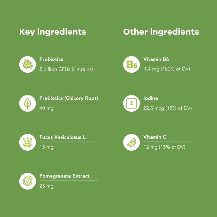 Nutrili Happy Tummy Adult Gummies For Digestion & Metabolism Support, Pack of 60's