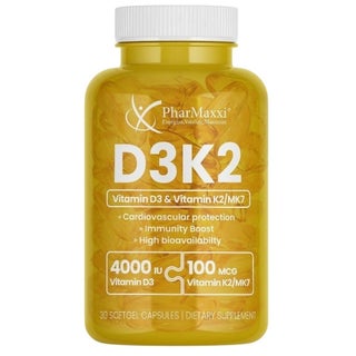 Pharmaxxi Vitamin D3 & K2 4000IU/100mcg Capsules, Pack of 30's