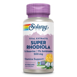 Solaray Super Rhodiola Veg Capsules For Stamina Support, Pack of 60's