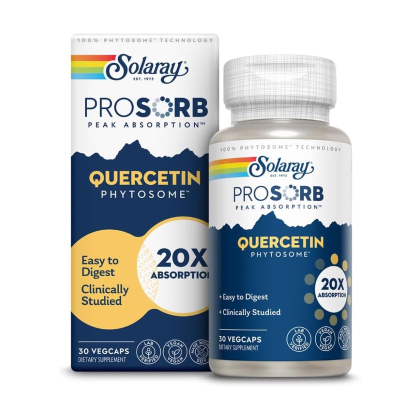 Solaray Prosorb Quercetin Veg Capules For Health Support, Pack of 30's