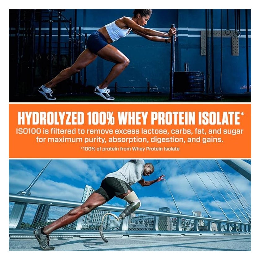 Dymatize ISO 100 Dunkin Cappuccino Whey Protein Powder 620g