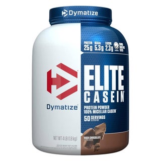 Dymatize Elite Casein Rich Chocolate Protein Powder 4lb