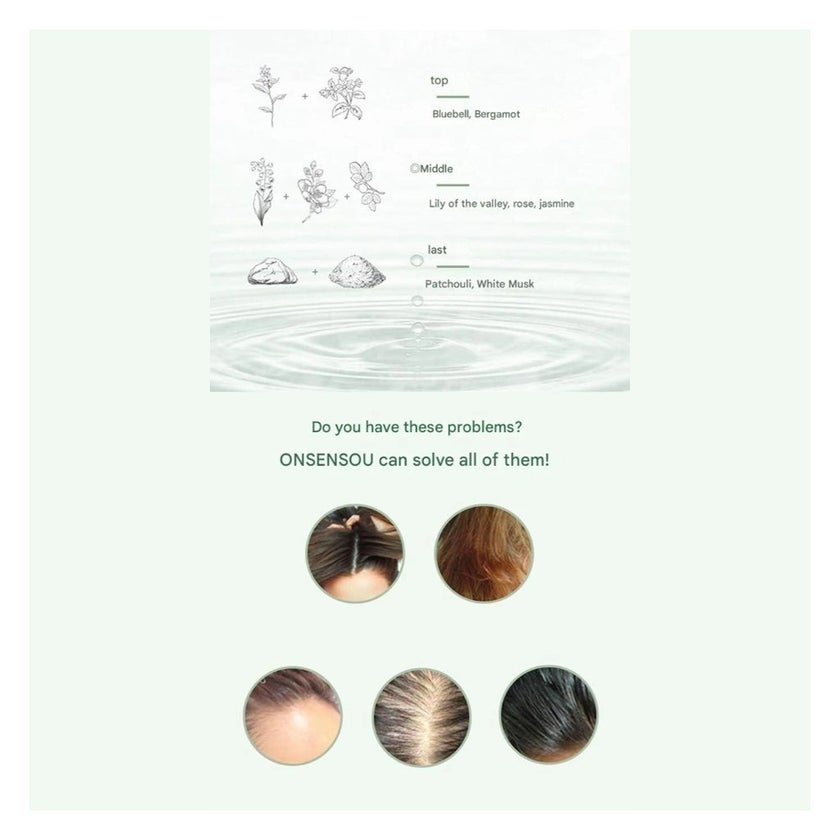 Onsensou Organic Scalp Care Treatment 300ml