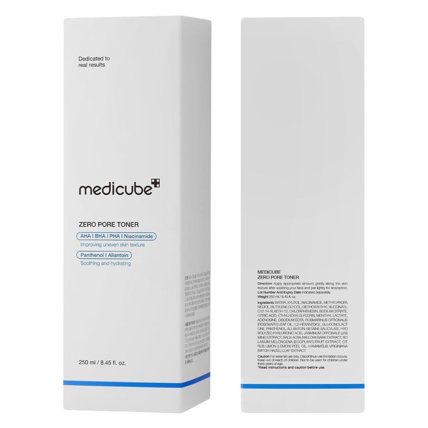 Medicube AHA BHA PHA & Niacinamide Zero Pore Toner 250ml