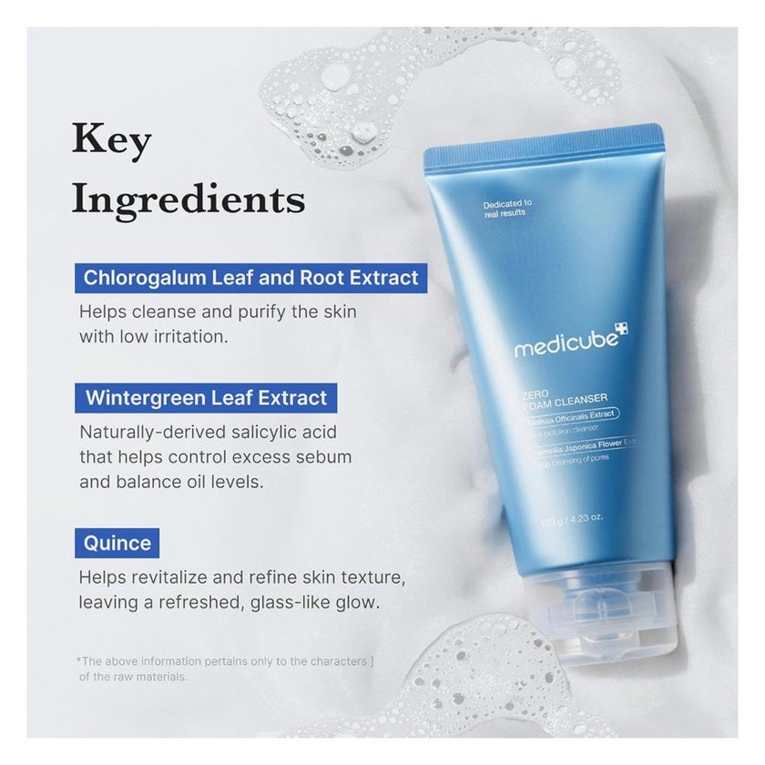 Medicube Zero Foam Anti-Pollution Cleanser 120g