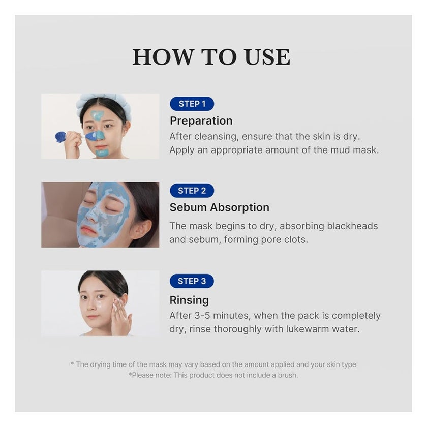 Medicube Zero Pore Blackhead Mud Facial Mask 100g