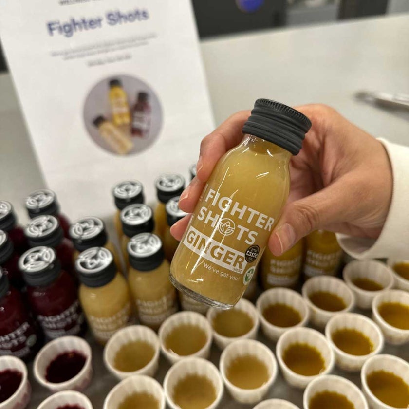 Fighter Shots Cold Pressed Ginger Shots 60ml, Pack of 12's
