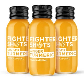 Fighter Shots Ginger & Turmeric Shots 60ml, Pack of 12's