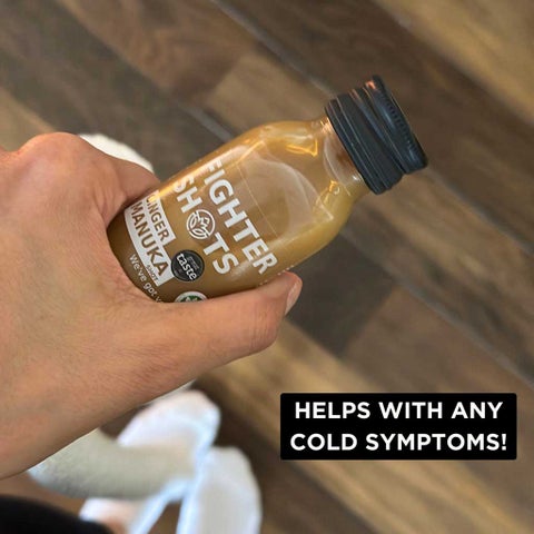 Fighter Shots Ginger & Manuka Honey Shots 60ml - 12 Shots