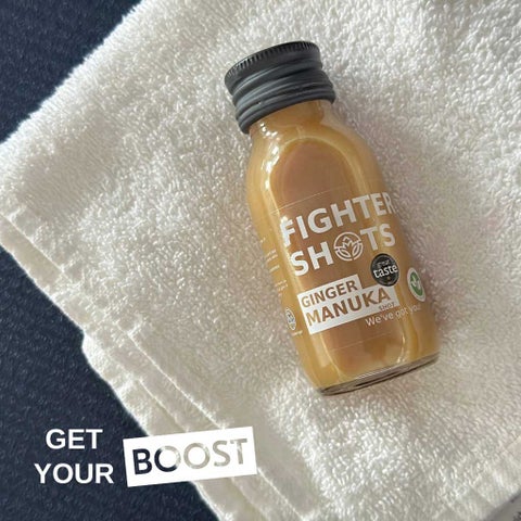 Fighter Shots Ginger & Manuka Honey Shots 60ml - 12 Shots