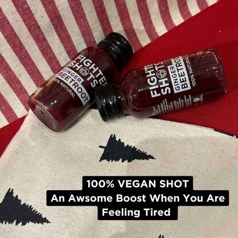 Fighter Shots Ginger & Beetroot Shots 60ml - 12 Shots