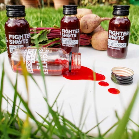 Fighter Shots Ginger & Beetroot Shots 60ml - 12 Shots