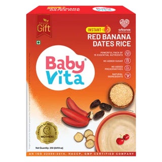 Babyvita Instant Red Banana Dates Rice Mix Powder 300g