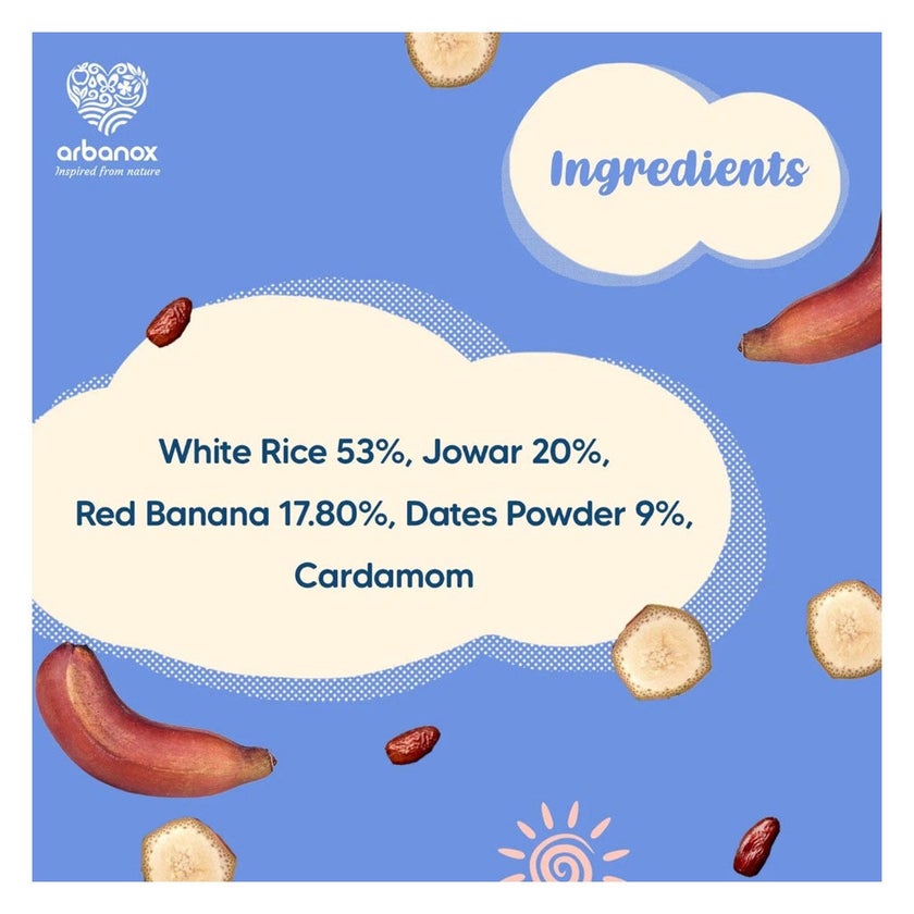 Babyvita Instant Red Banana Dates Rice Mix Powder 300g