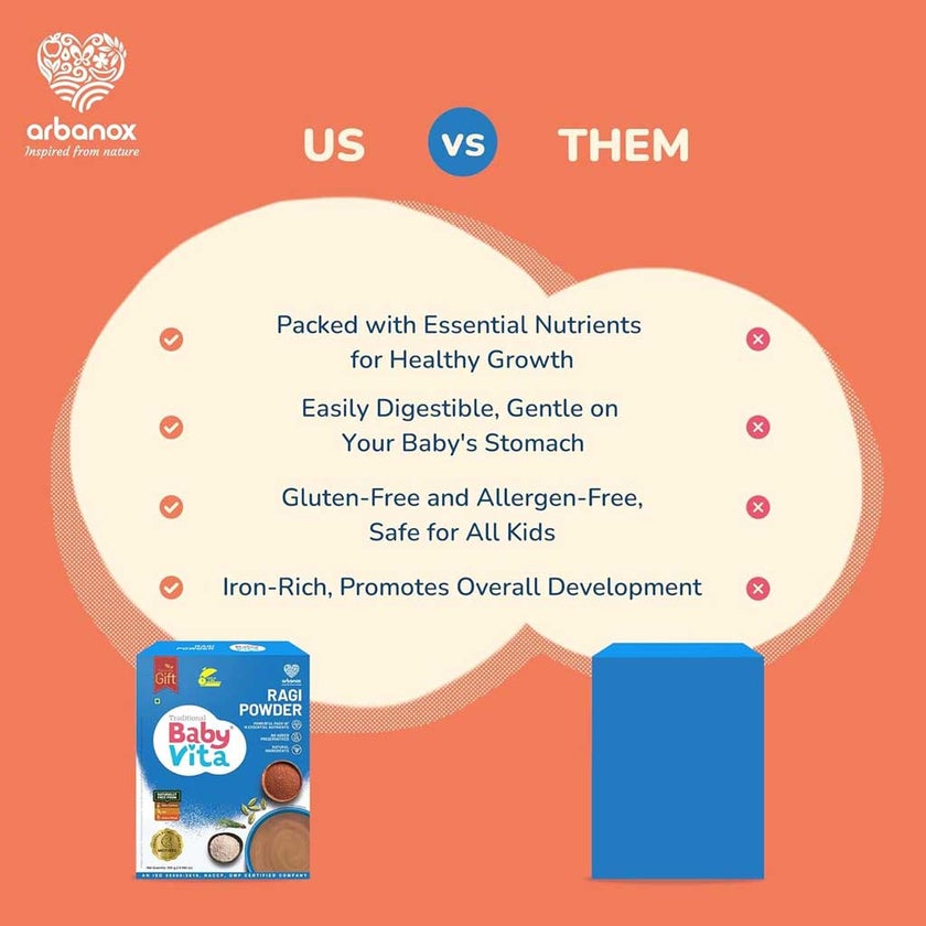 Babyvita Traditional Ragi Powder For Toddlers 300g