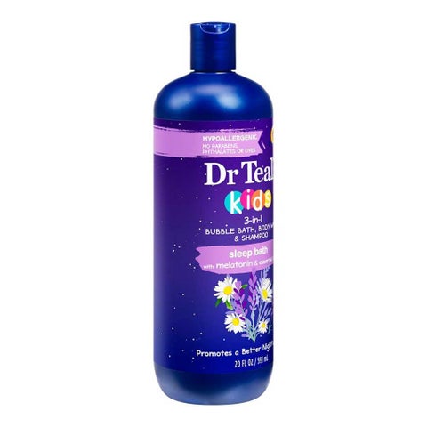 Dr Teal's Kids 3-in-1 Bubble Bath, Body Wash & Shampoo - 591ml