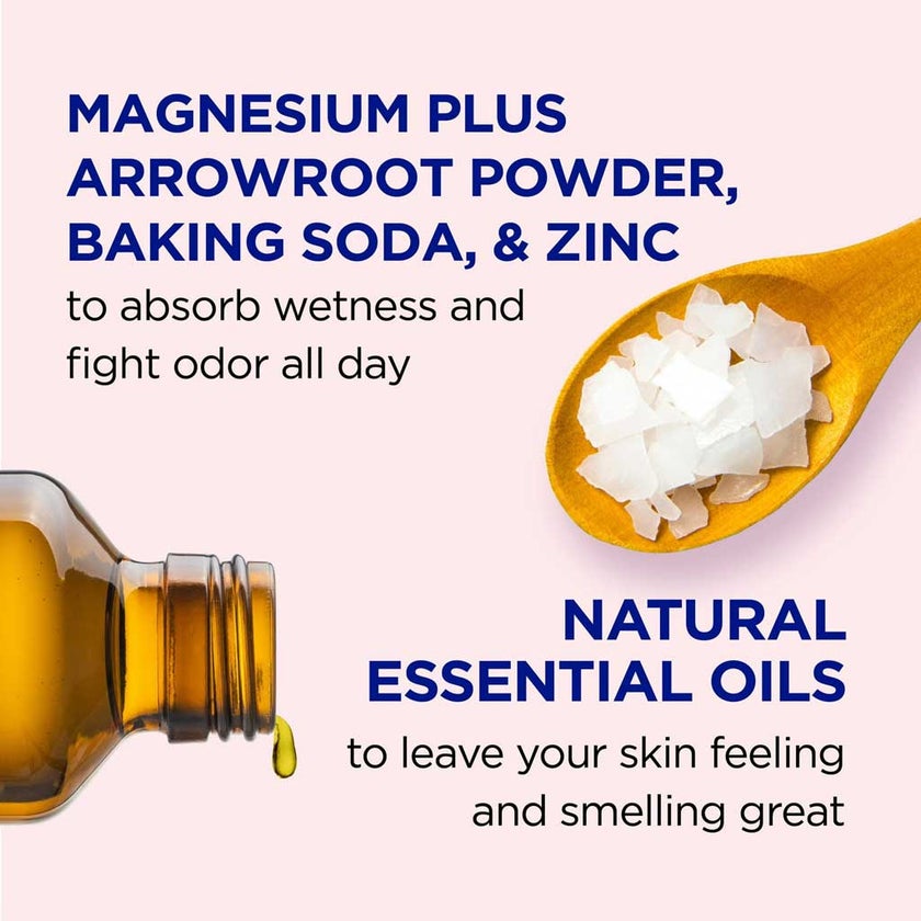 Dr Teal's Magnesium, Rose & Milk Aluminum Free Deodorant Stick 75g